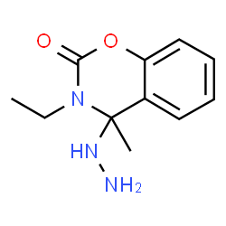 2H-1,3-Benzoxazin-2-one,3-ethyl-4-hydrazino-3,4-dihydro-4-methyl-(9CI)结构式