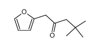 1-(furan-2-yl)-4,4-dimethylpentan-2-one结构式