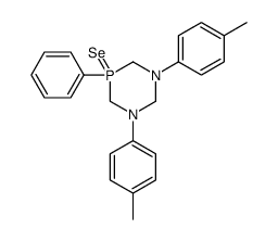 1,3-bis(4-methylphenyl)-5-phenyl-5-selanylidene-1,3,5λ5-diazaphosphinane结构式