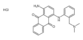 1-amino-4-[[[(dimethylamino)methyl]phenyl]amino]anthraquinone monohydrochloride结构式