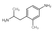 4-(2-氨基丙基)-3-甲基苯胺结构式