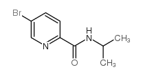 N-异丙基-5-溴吡啶甲酰胺结构式