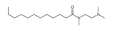 N-[2-(dimethylamino)ethyl]-N-methyldodecanamide Structure