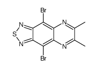 4,9-二溴-6,7-二甲基-[1,2,5]噻二唑[3,4-G]喹喔啉图片