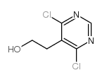 2-(4,6-二氯-5-嘧啶基)乙醇结构式