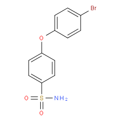 4-(4-溴苯氧基)苯磺酰胺结构式