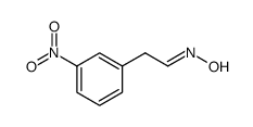 Benzeneacetaldehyde, 3-nitro-, oxime Structure