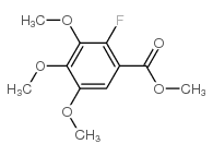 2-FLUORO-3,4,5-TRIMETHOXY-BENZOIC ACID METHYL ESTER structure