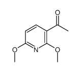 3-乙酰基-2,6-二甲氧基吡啶结构式