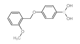4-(2'-METHOXYBENZYLOXY)PHENYLBORONIC AC& Structure