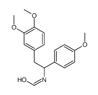 N-[2-(3,4-dimethoxyphenyl)-1-(4-methoxyphenyl)ethyl]formamide Structure