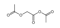 acetoxyacetic acid acetic acid-anhydride Structure