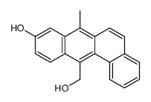 12-(hydroxymethyl)-7-methylbenzo[a]anthracen-9-ol结构式