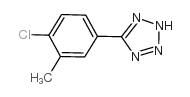 5-(4-氯-3-甲基苯基)-2H-四唑结构式