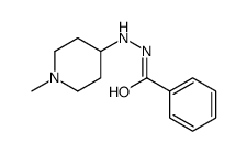 N-苯甲酰基-N-(N-甲基-哌啶-4-基)-肼结构式