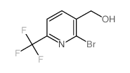 (2-溴-6-三氟甲基-3-吡啶)-甲醇结构式