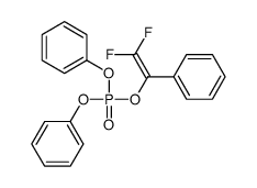 (2,2-difluoro-1-phenylethenyl) diphenyl phosphate结构式