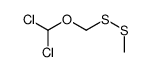 dichloro-[(methyldisulfanyl)methoxy]methane Structure