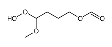 Ameisensaeure-(4-hydroperoxy-4-methoxy-butyl-ester) Structure