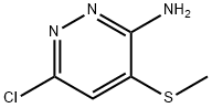 3-氨基-6-氯-4-(甲硫基)哒嗪结构式