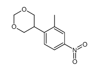 5-(2-methyl-4-nitrophenyl)-1,3-dioxane结构式