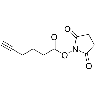 Propargyl-C2-NHS ester结构式