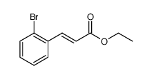 (E)-Ethyl3-(2-bromophenyl)acrylate结构式