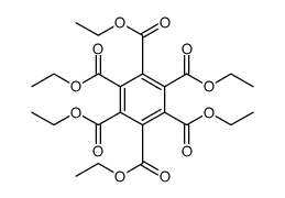 1,2,3,4,5,6-Benzenehexacarboxylic acid, 1,2,3,4,5,6-hexaethyl ester Structure