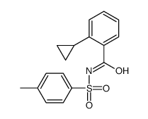 2-cyclopropyl-N-(4-methylphenyl)sulfonylbenzamide结构式
