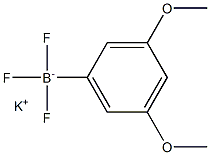 3.5-二甲氧基苯基三氟硼酸钾结构式
