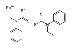 乙苯基二硫代甲酸铅盐结构式