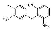 2-[(3-amino-4-methylphenyl)methyl]benzene-1,3-diamine Structure