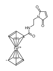 Ferrocene, [[[2-(2,5-dihydro-2,5-dioxo-1H-pyrrol-1-yl)ethyl]amino]carbonyl]结构式