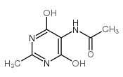 N-(4-hydroxy-2-methyl-6-oxo-1H-pyrimidin-5-yl)acetamide Structure