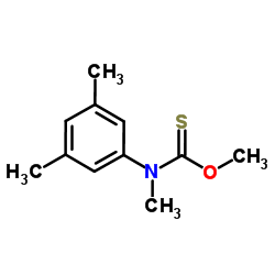 O-Methyl (3,5-dimethylphenyl)methylcarbamothioate结构式