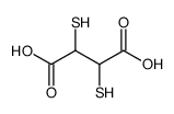 (2R,3R)-2,3-bis(sulfanyl)butanedioic acid Structure