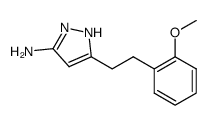 5-[2-(2-methoxyphenyl)ethyl]-1H-pyrazol-3-amine Structure