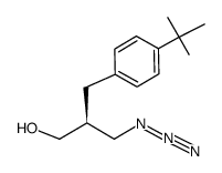 (2S)-3-azido-2-(4-t-butylbenzyl)propanol Structure