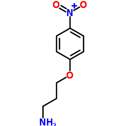 3-(4-硝基苯氧基)-1-丙胺结构式