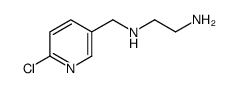 N-[(6-Chloro-3-pyridinyl)methyl]-1,2-ethanediamine结构式