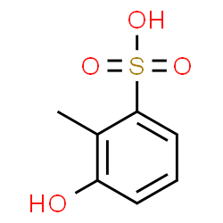 3-Hydroxy-2-methylbenzenesulfonic acid结构式