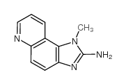2-氨基-1-甲基-3H-咪唑并[4,5-f]喹啉结构式