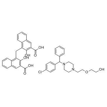 Hydroxyzine (pamoate) Structure