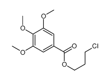 3-chloropropyl 3,4,5-trimethoxybenzoate Structure