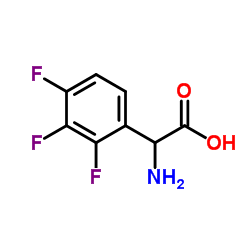 2,3,4-TRIFLUORO-DL-PHENYLGLYCINE结构式