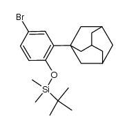 2-(1-adamantyl)-4-bromo-1-[(tert-butyldimethylsilyl)oxy]benzene Structure