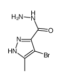 4-Bromo-5-methyl-1H-pyrazole-3-carbohydrazide structure