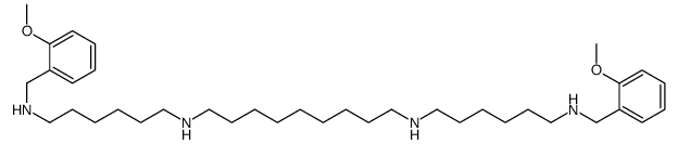 N,N'-bis[6-[(2-methoxyphenyl)methylamino]hexyl]nonane-1,9-diamine Structure