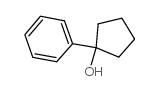 1-苯基-1-环戊醇结构式
