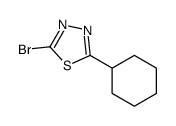 2-bromo-5-cyclohexyl-1,3,4-thiadiazole Structure